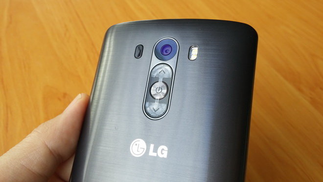 LG G3 có camera 13MP, lấy nét nhanh tự động bằng laser - Ảnh: T.Trực