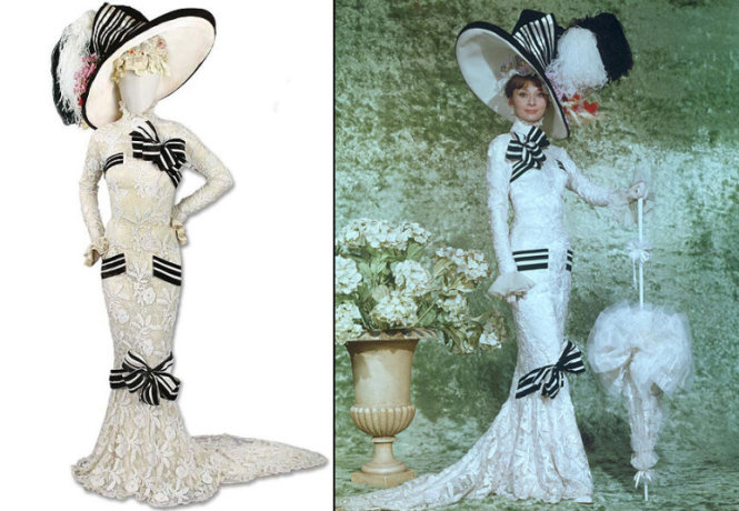 Chiếc váy của nữ diễn viên Audrey Hepburn mặc trong phim My Fair Lady (1964) được bán với giá 4.5 triệu đô.