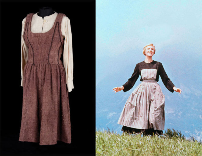 Bộ váy mà Julie Andrews (vai Maria) mặc trong phim The Sound of Music (1965) được bán đấu giá 676.500 đô la.