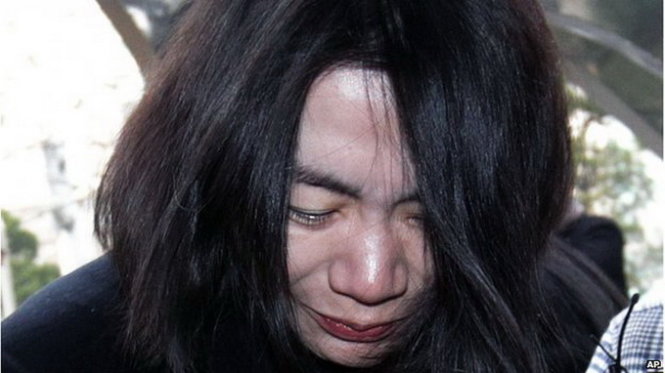 Cho Hyun–ah bị tòa án ở Hàn Quốc tuyên phạt 1 năm tù giam do vi phạm luật an toàn hàng không - Ảnh: AP