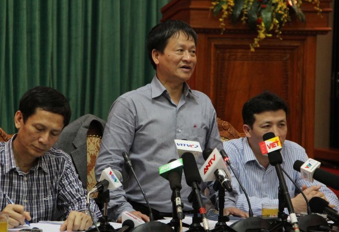 Ông Phan Đăng Long, Phó trưởng Ban Tuyên giáo Thành ủy Hà Nội cho biết, thành phố Hà Nội sẽ có văn bản gửi Thủ tướng Chính phủ báo cáo chi tiết việc chặt hạ cây xanh tại các tuyến phố vừa qua - Ảnh: Xuân Long