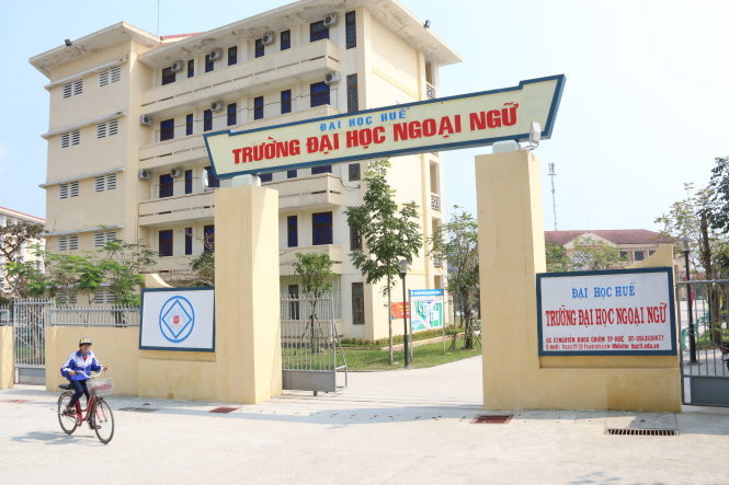 Trường ĐH Ngoại ngữ thuộc ĐH Huế có nhiều sai phạm theo kết luận của Thanh tra Chính phủ - Ảnh Thái Lộc