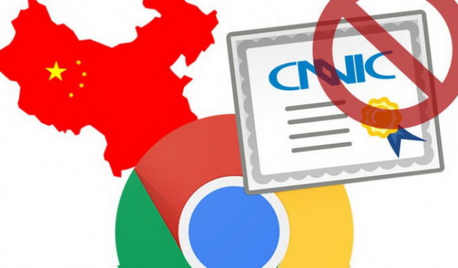 Trình duyệt web Google Chrome sẽ nhận diện các website có chứng chỉ bảo mật CNNIC là 