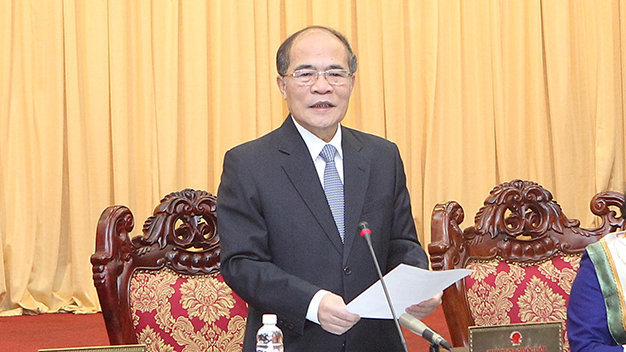 Chủ tịch Quốc hội Nguyễn Sinh Hùng - Ảnh: TTXVN