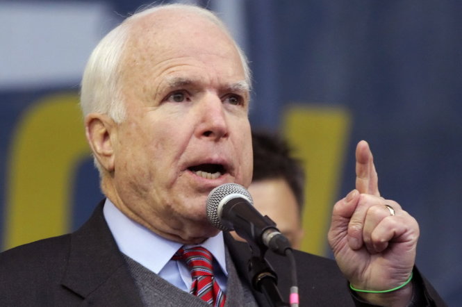 Thượng nghị sĩ John McCain - Ảnh: nypost.com