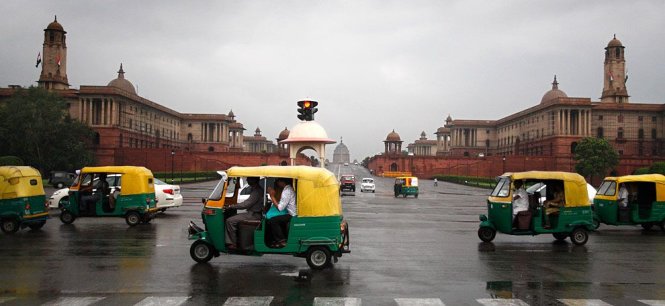 Uber nay đã cho phép gọi xe lam và thanh toán bằng tiền mặt tại Ấn Độ - Ảnh: Internet