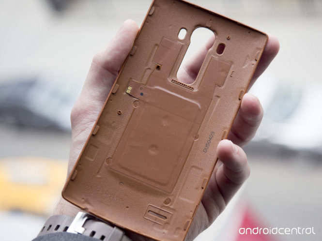 Ốp lưng da của LG G4 - Ảnh: Android Central