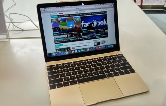 Apple MacBook 12-inch màn hình Retina mới - Ảnh: T.Trực