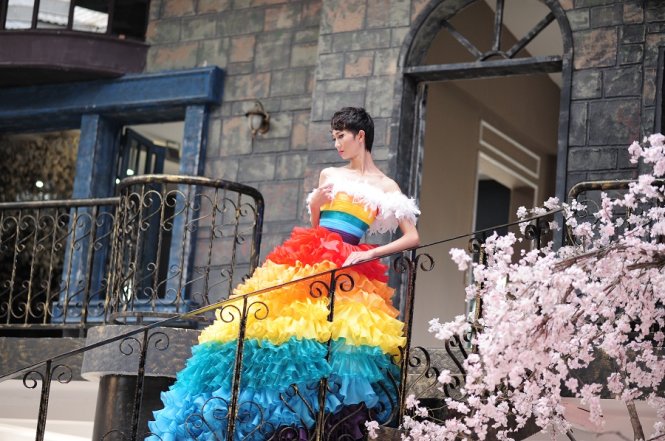 Những người mẫu trình diễn bộ sưu tập cưới dành cho cộng đồng LGBT - Ảnh: BTC cung cấp 