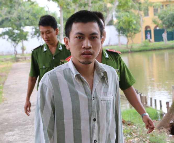 Quách Văn Chiến tại trại giam Công an tỉnh Bạc Liêu