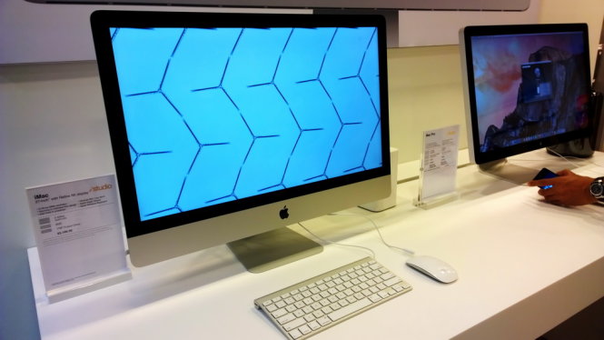 iMac màn hình Retina 5K tại iStudio FPT Shop - Ảnh: T.Trực