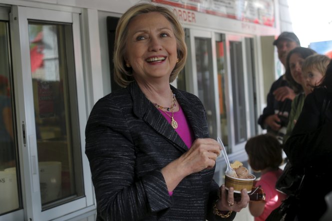 ​Cựu ngoại trưởng Mỹ Hillary Clinton - Ảnh: Reuters​