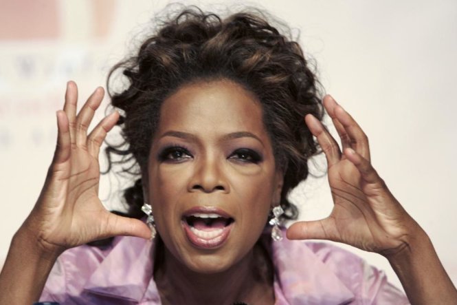 “Nữ hoàng” truyền hình Oprah Winfrey - Ảnh: Siphiwe Sibeko