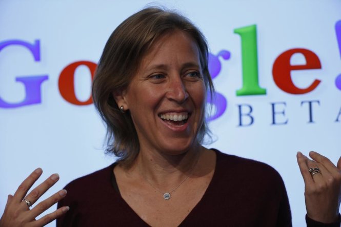 Susan Wojcicki, giám đốc điều hành YouTube - Ảnh: Stephen Lam
