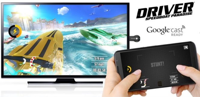 Chơi game di động trên TV qua Chromecast - Ảnh: VentureBeat