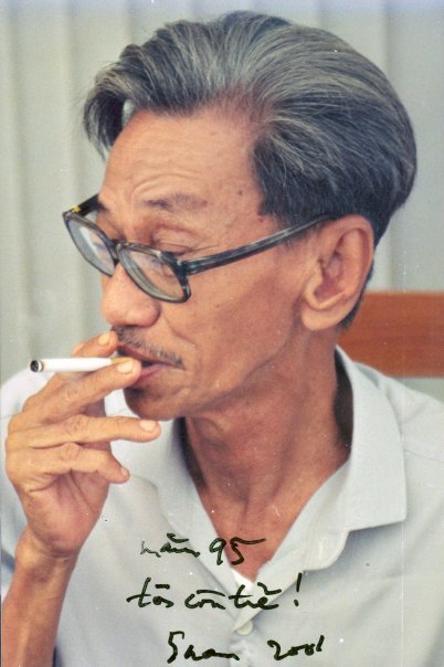 Bức ảnh nhà văn Sơn Nam của tác giả Nguyễn Phong Quang