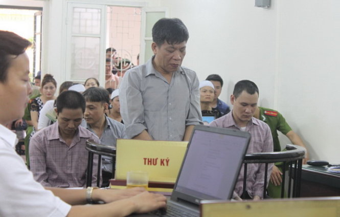Nguyên Phó ban Tổ chức Quận ủy Cầu Giấy Lê Trung Kiên bị đề nghị từ 16-18 năm tù về tội giết người - Ảnh: Tâm Lụa