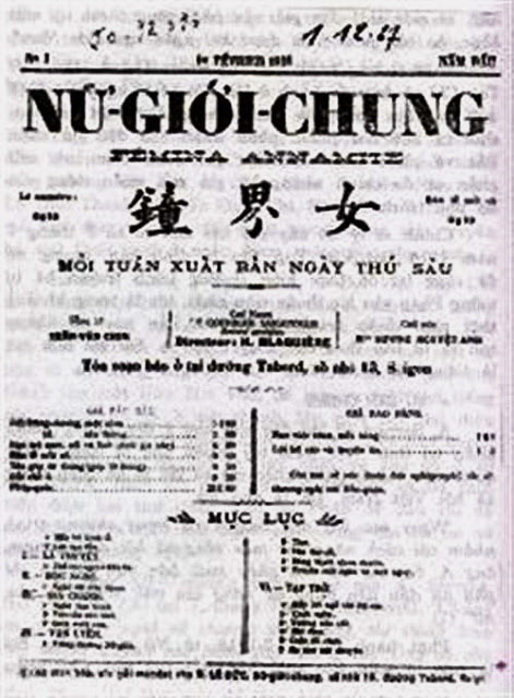 Nữ Giới Chung, tờ báo phụ nữ đầu tiên ở Sài Gòn - Ảnh tư liệu