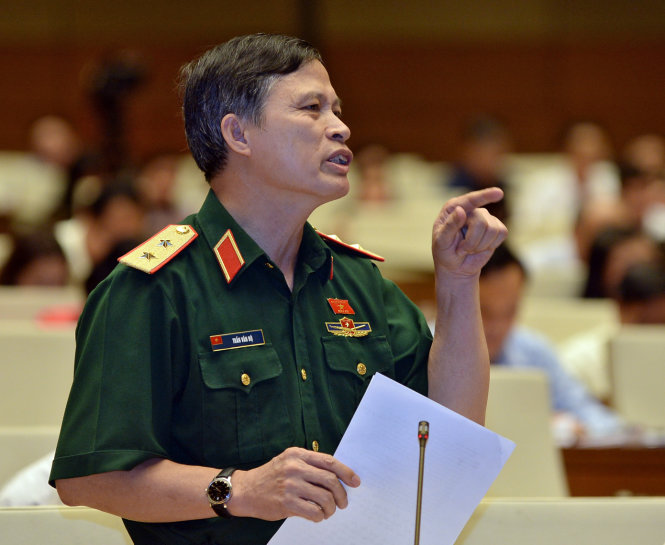 Trung tướng Trần Văn Độ. ẢNh: Việt Dũng