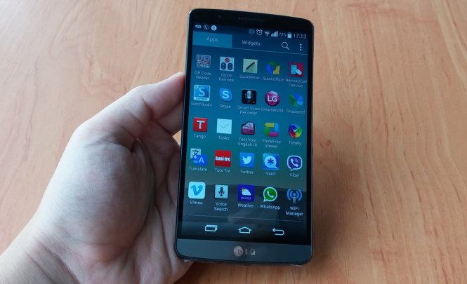 LG G3 với màn hình Quad HD - Ảnh: T.Trực
