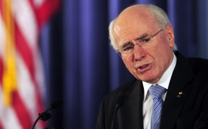 Cựu thủ tướng Úc John Howard - Ảnh: AFP