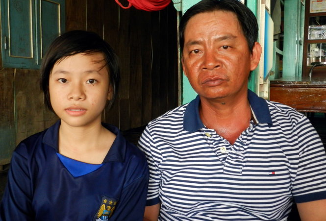 Ông Trần Văn Bé bị cho… chết năm 2011, con ông là Trần Thị Ánh Sang được cấp khống giấy khai sinh nhỏ hơn 6 tuổi - Ảnh: Đ.VỊNH