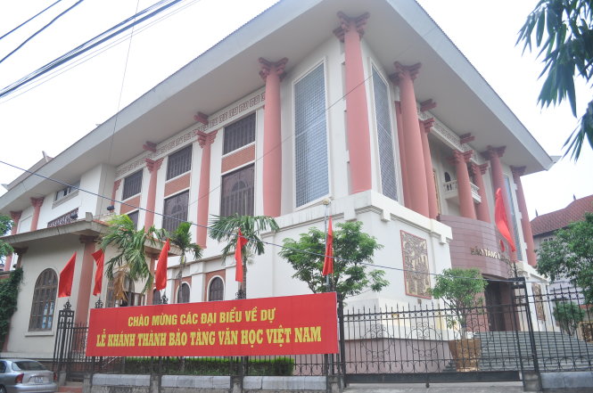 Bảo tàng Văn học Việt Nam vừa được khánh thành với kinh phí 71 tỉ đồng - Ảnh: V.V.TUÂN