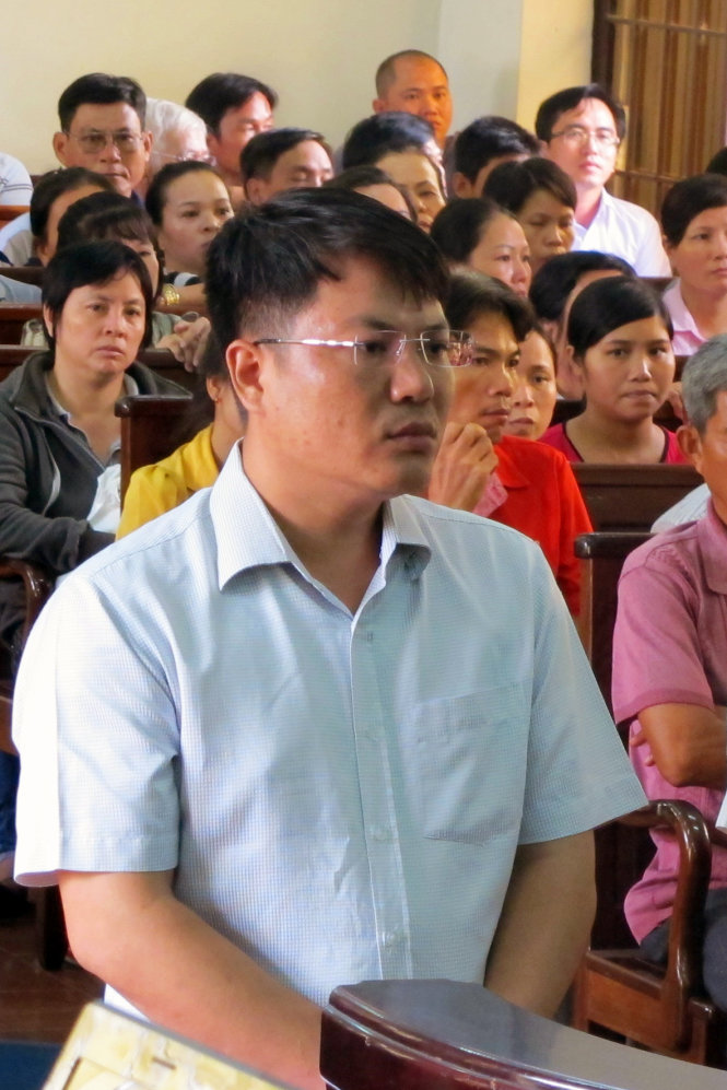 Bị cáo Hồ Phi Hùng tại phiên tòa Ảnh: H.M.