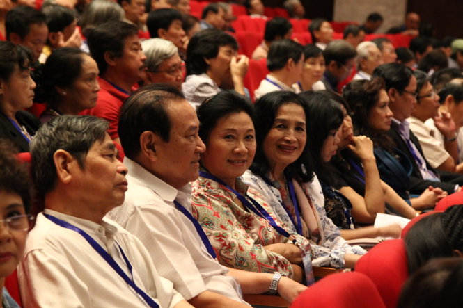 Các đại biểu tại Đại hội VIII Hội Điện ảnh Việt Nam Ảnh: Nguyễn Đình Toán