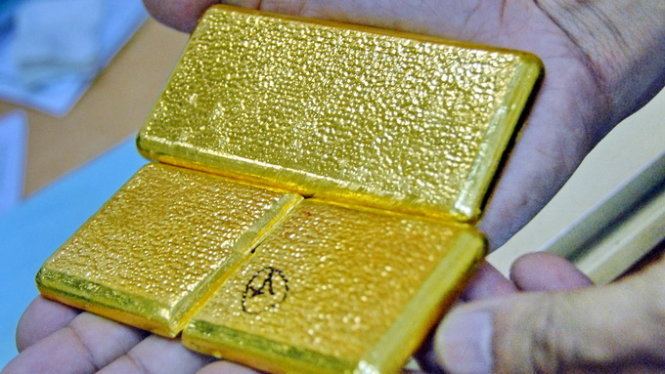 Giá vàng lùi xa ngưỡng 34 triệu đồng/lượng - Ảnh: Thanh Đạm