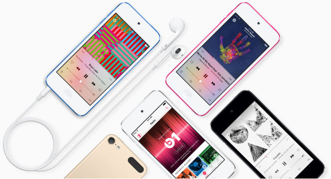 iPod Touch mới với chip xử lý A8 - Ảnh: Apple
