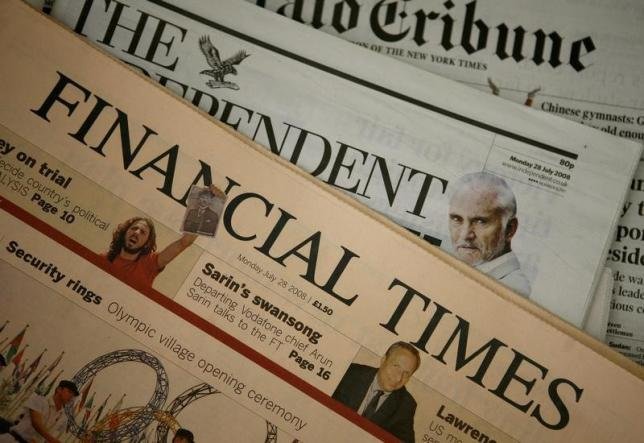 Financial Times cùng các ấn phẩm liên quan đã có chủ mới. Ảnh: Reuters