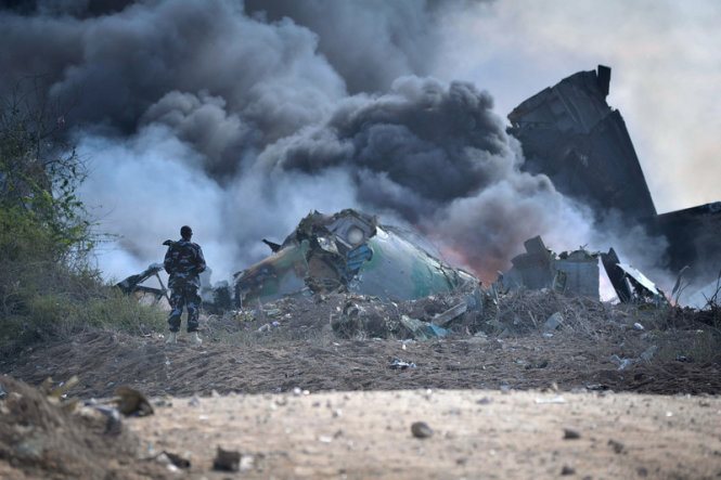 Cuối năm ngoái, một vụ rơi máy bay tương tự của quân đội Ai Cập cũng làm chết 4 thành viên phi hành đoàn - Ảnh: Sahil Online
