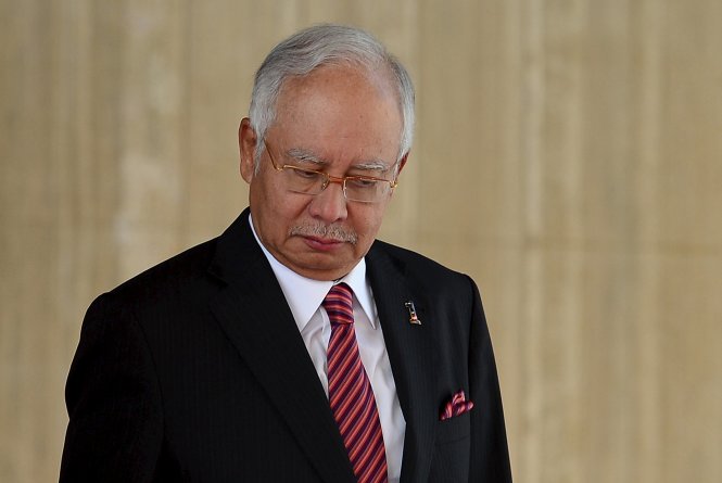 Kêu gọi minh bạch trong lúc đang bị cáo buộc tham nhũng, ông Najib bị thêm chỉ trích. Ảnh: Reuters