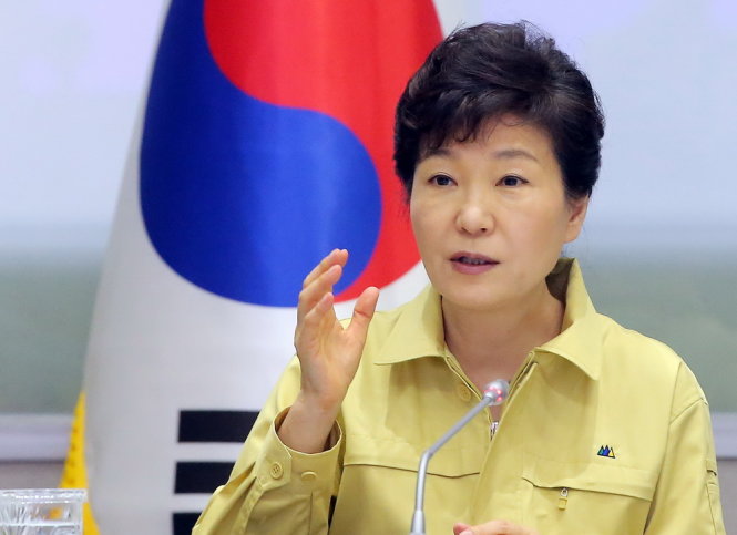 Tổng thống Hàn Quốc Park Geun-hye - Ảnh: Reuters
