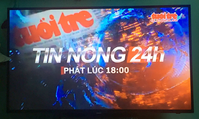Bạn đọc có thể xem chương trình “Tin Nóng 24H” trên tivi có kết nối internet