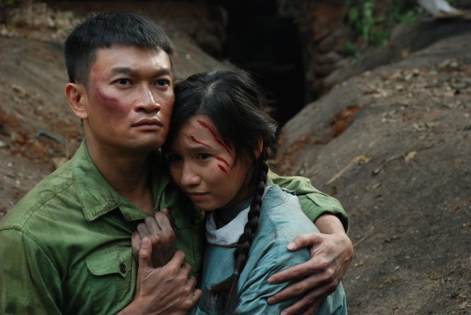 Lã Thanh Huyền và Trương Minh Quốc Thái trong phim Người trở về - Ảnh: ĐPCC