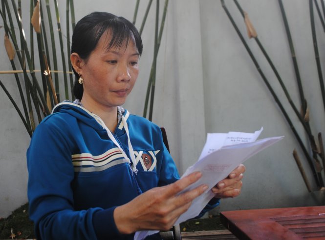 Bà Phạm Tuyết Mai người nhặt được số vàng gần 5 lượng cách đây hơn một năm