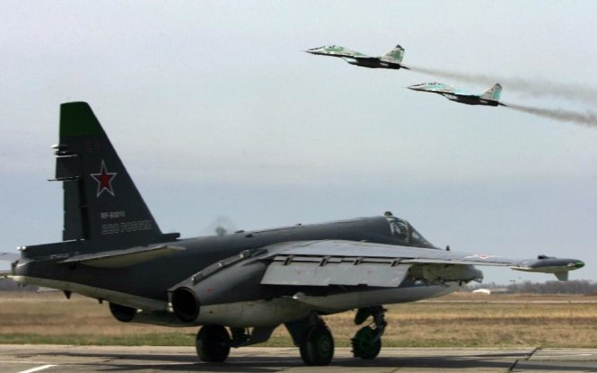 Nga triển khai các máy bay chiến đấu đến Syria Ảnh: AFP