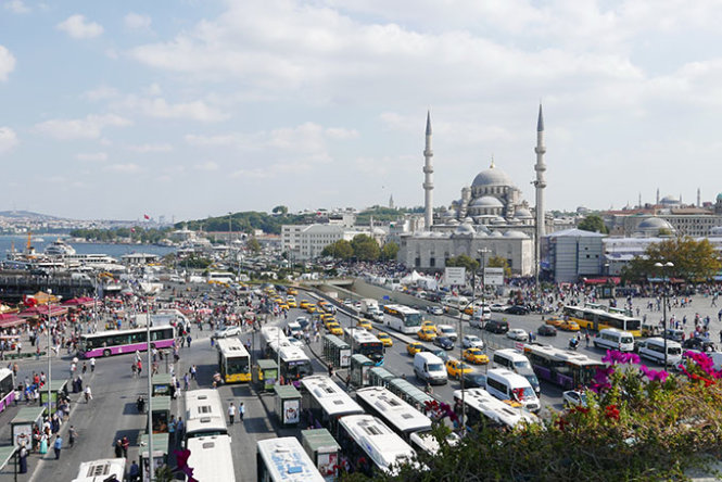 Thành phố Istanbul dự kiến đón 13 triệu lượt khách du lịch quốc tế trong năm 2015 (Nguồn: Sở Văn hóa TP. Istanbul) - Ảnh: X.TR.