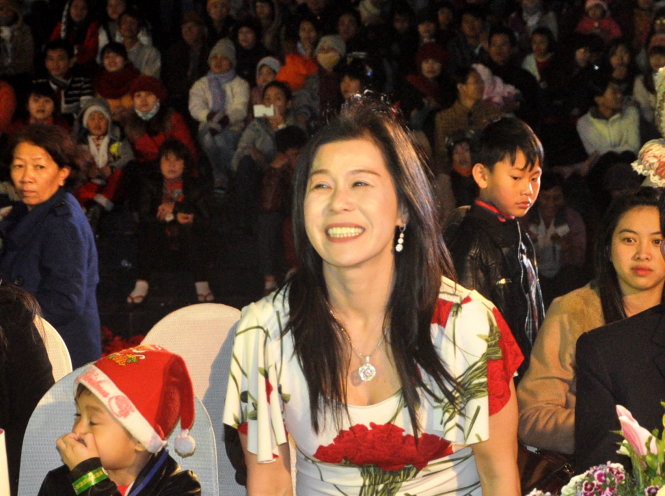 Bà Hà Thúy Linh tại một sự kiện tổ chức tại TP Đà Lạt  - Ảnh: L.THIÊN