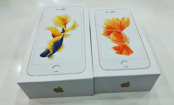 Hộp iPhone 6S và iPhone 6S Plus - Ảnh: T.Trực