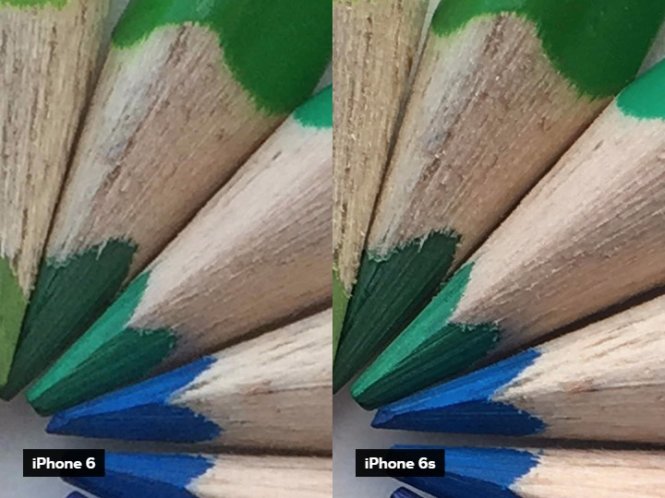 So sánh chụp macro iPhone 6 và iPhone 6S - Ảnh: SnapSnapSnap