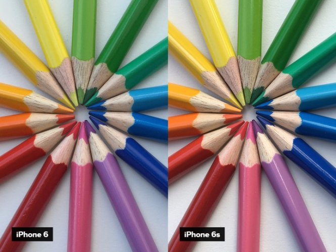 So sánh chụp macro iPhone 6 và iPhone 6S - Ảnh: SnapSnapSnap