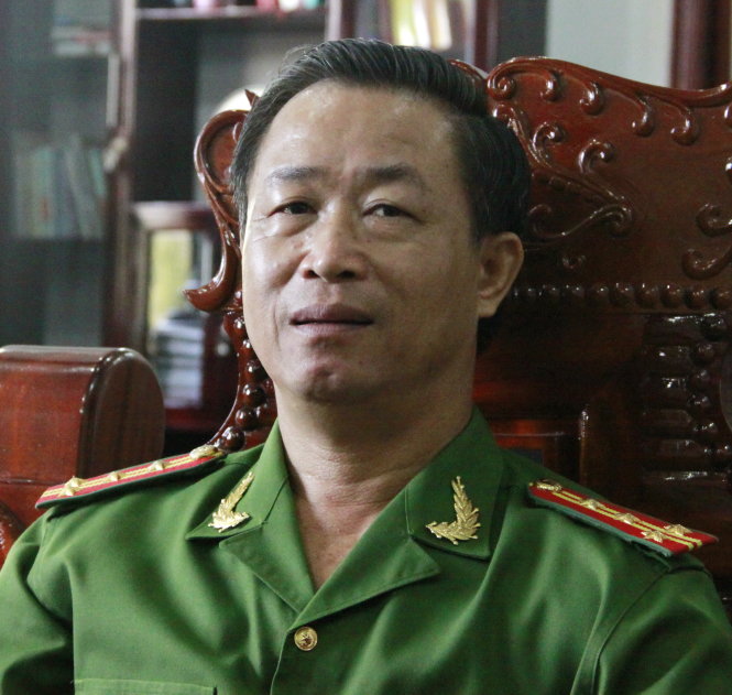 Đại tá Trần Hữu Thông - Ảnh: H.Đ.