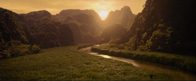 Trailer trong phim Peter Pan có cảnh Tam Cốc ở Ninh Bình - Ảnh cắt từ trailer của phim