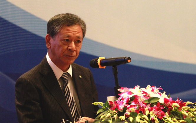 Đại sứ Nhật Bản Hiroshi Fukada cho biết quan hệ Việt – Nhật đang phát triển vô cùng tốt đẹp, dựa trên sự bổ khuyết lẫn nhau. Ảnh: V.V.T.
