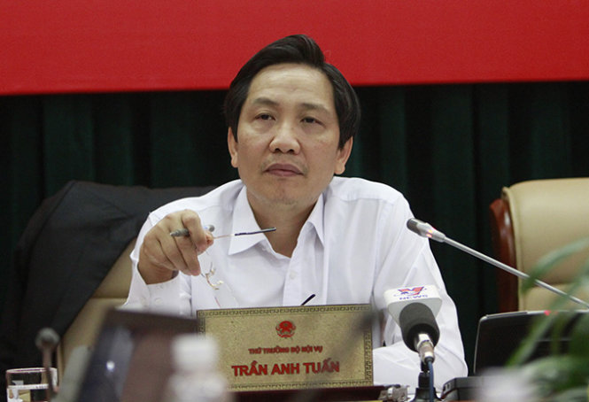 Ông Trần Anh Tuấn, Thứ trưởng Bộ Nội vụ - Ảnh: V.V.T