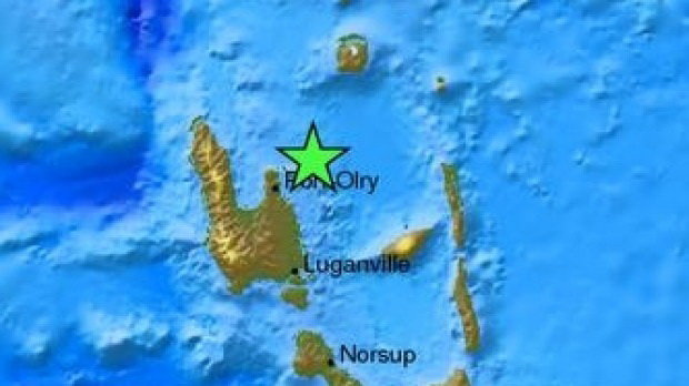 Vị trí xảy ra trận động đất 7.3 độ richter tại Vanuatu - Ảnh: Stuff
