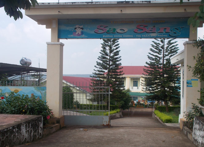 Trường mầm non Sao Sáng ở huyện Chư Prông     - Ảnh: B.D.